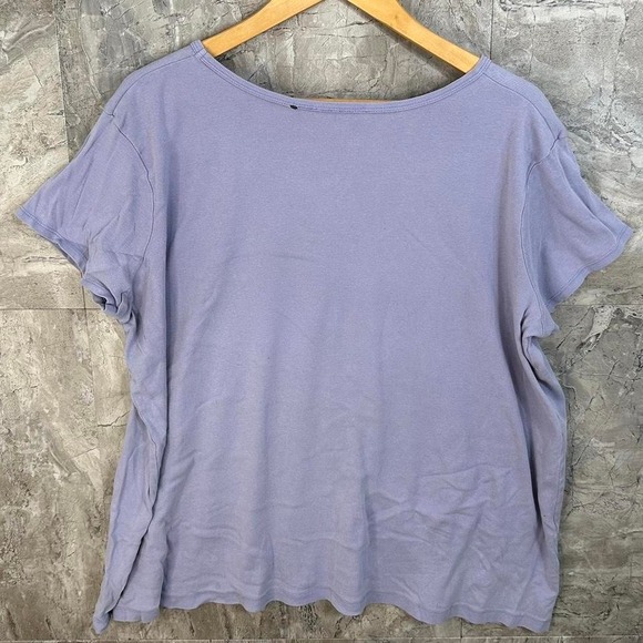 Blue and grey Care Bears "I Don't Do Perky" cotton t-shirt Woman's XL #retro - Picture 3 of 3